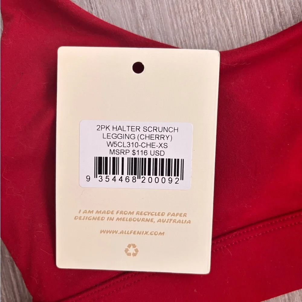 Red Athletic 2-piece Set - Picture 2 of 4
